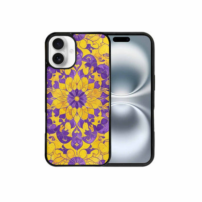iPhone 16 Plus Case — Intersex Flag Color Theme Small Rainbow, Custom Art Phone Cover
