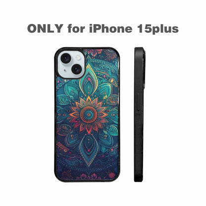 iPhone 15 Plus Case — Paisley Mandala, Original Design Phone Case