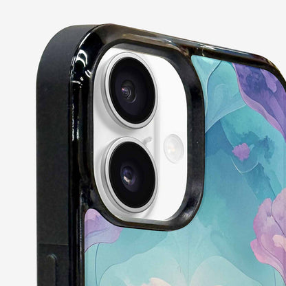 iPhone 16 Case — Surrealist Dreamscape Illustration Pattern, Original Design Phone Case