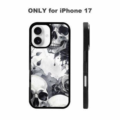 iPhone 17 Case — Skull Dark Art Gothic Print Gothic, Personalized Phone Case
