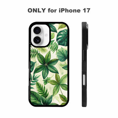 iPhone 17 Case — Small Seven Point Palmate Floral, Custom Art Phone Cover