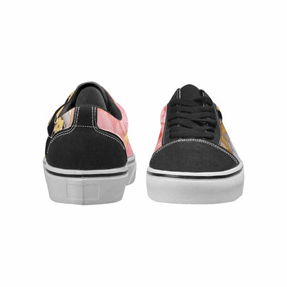 WOMEN'S Marble Vein Lace-Up Canvas Y2K Custom Shoes
