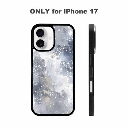 iPhone 17 Case — Galaxy Art Silver White Galaxy Space, Custom Made Phone Cover