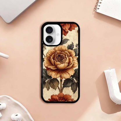 iPhone 17 Case — Vintage Botanical Art Pattern Floral, Custom Print Case Cover