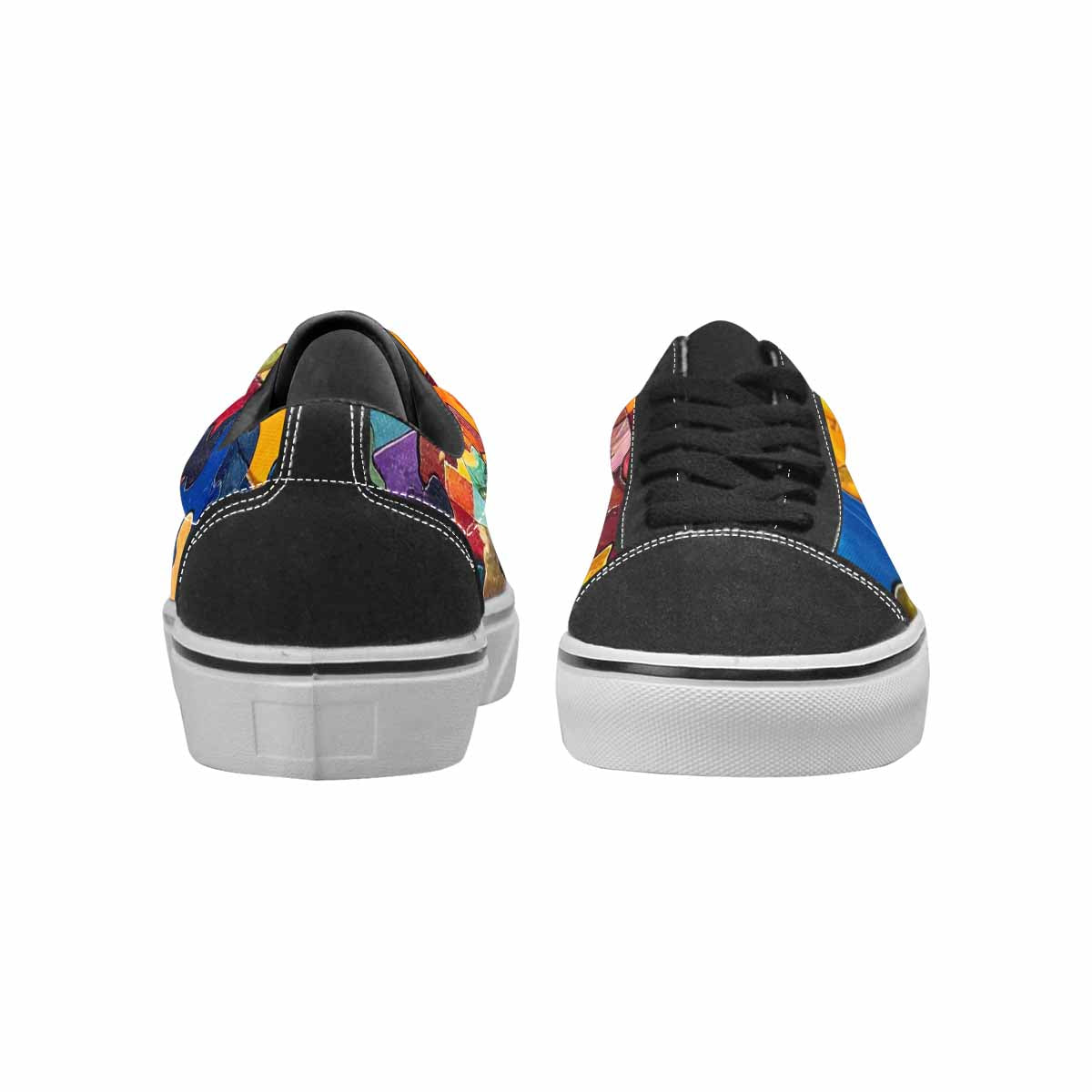 WOMEN'S Autism Puzzle Pieces Lace-Up Canvas Aesthetic Shoes