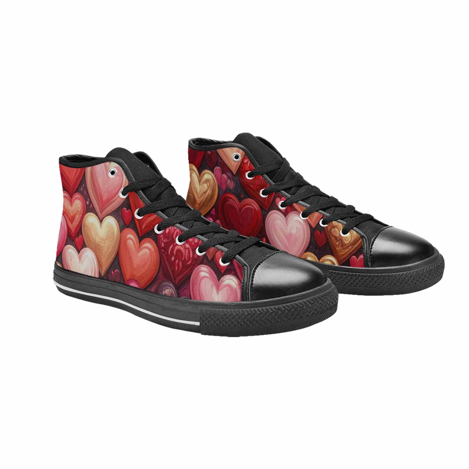 WOMEN'S No Words Or High Top Canvas Surreal Sneakers