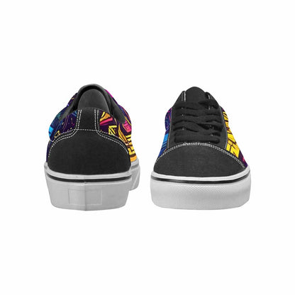 WOMEN'S 80s Retro Motif 80s Lace-Up Canvas Cottagecore Custom Sneakers