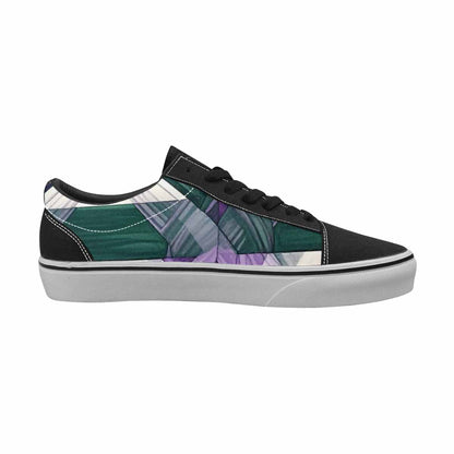 WOMEN'S Genderqueer Flag Color Canvas Lace-Up Grunge Custom Sneakers