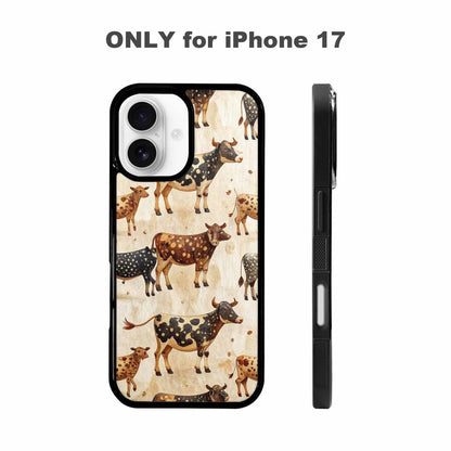 iPhone 17 Case — Small Cow Animal Print Animal Print, Custom Made Phone Cover