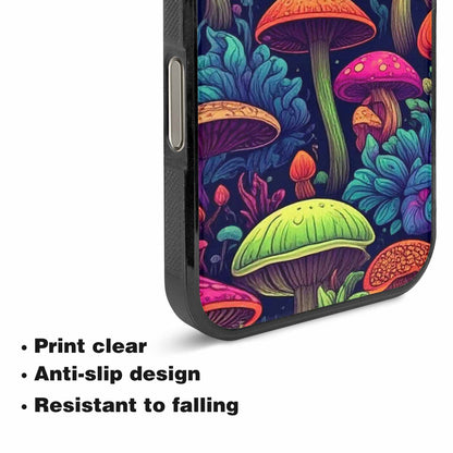 iPhone 16 Pro Case — Mushroom Psychedelic Art Seamless Pattern Vibrant, Personalized Phone Case