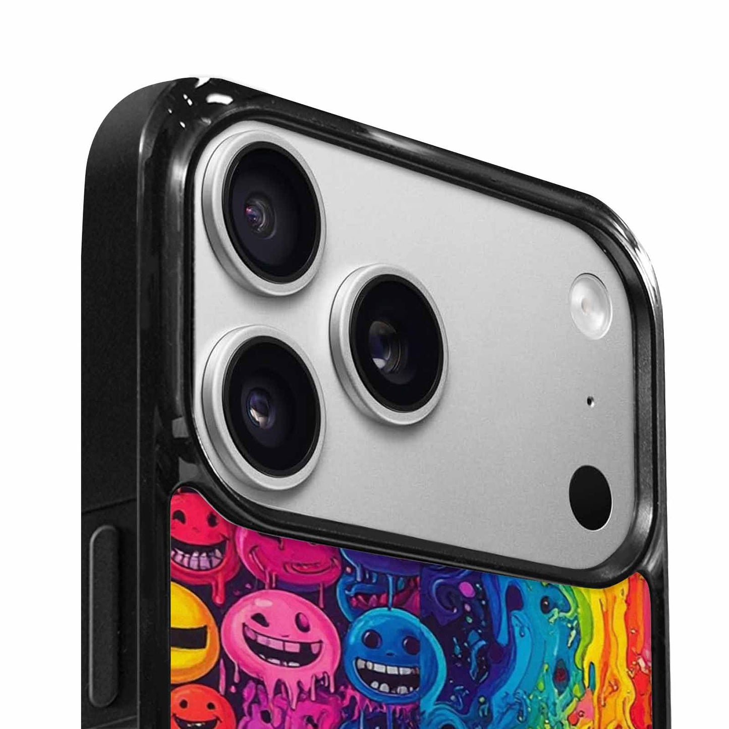 iPhone 17 Pro Case — Small Yellow Smiley Face Acid Original, Original Design Phone Case