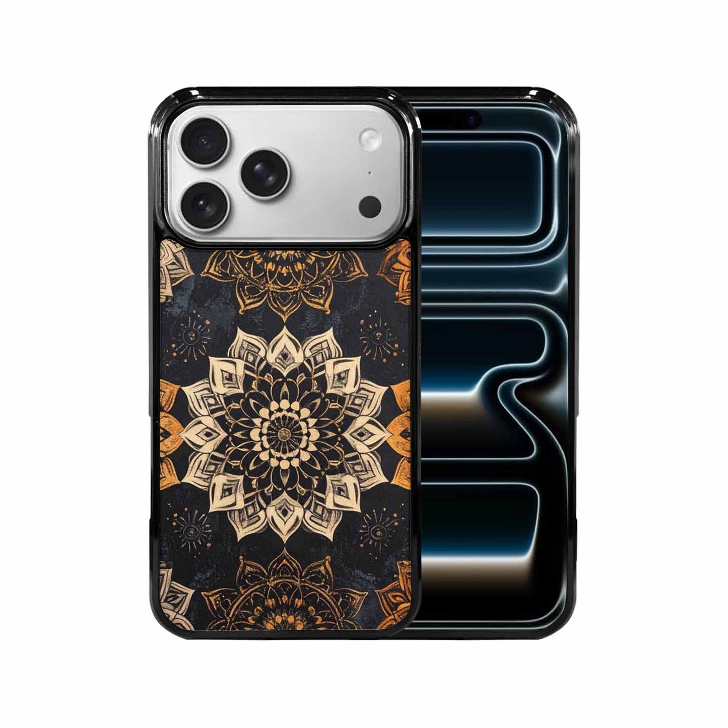 iPhone 17 Pro Max Case — Small Mandala Pattern, Randomly Floral, Custom Designed Case Cover