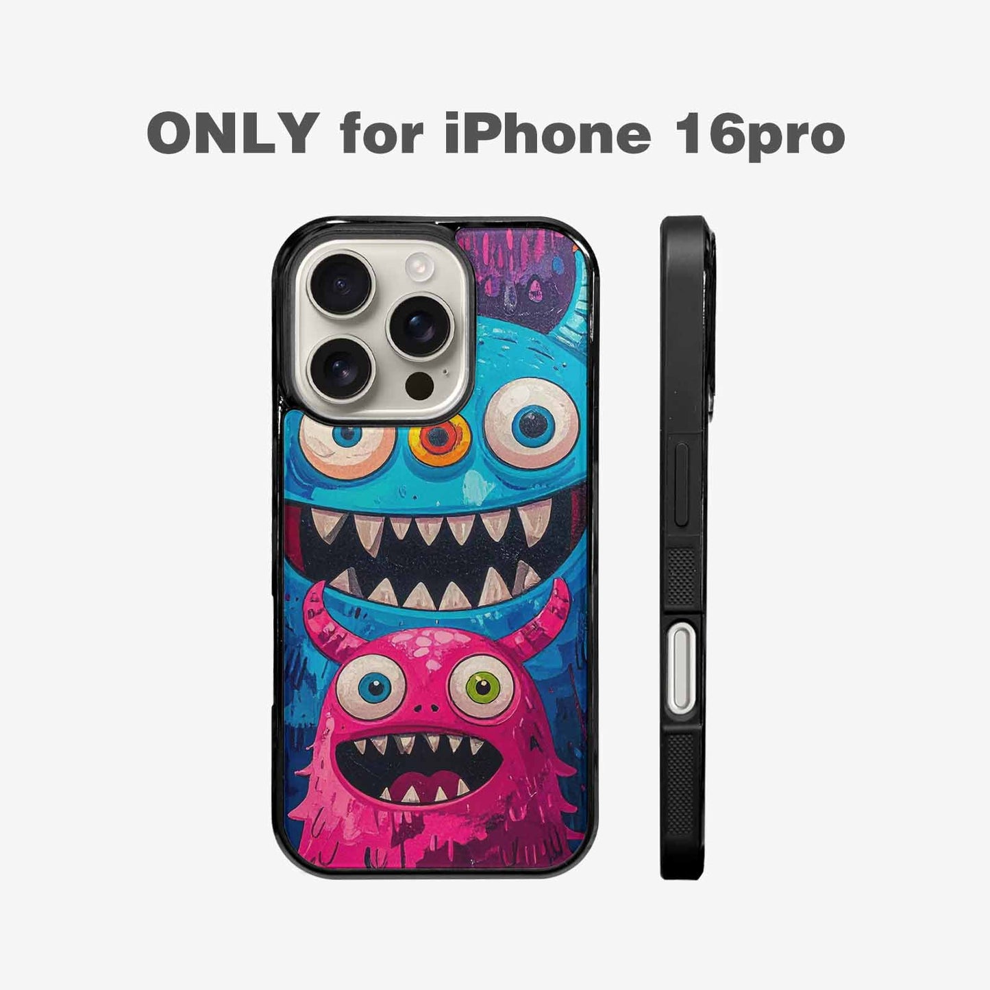 iPhone 16 Pro Case — Goofy Cartoon Monster, Personalized Phone Case
