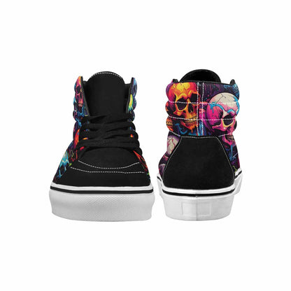 MEN'S 1000s Skulls Digital Camo High Top Canvas Aesthetic Shoes