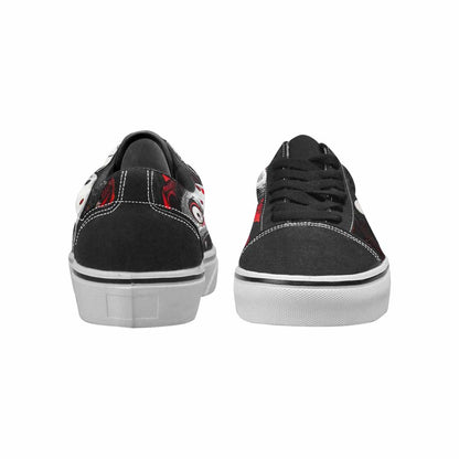 WOMEN'S Monsters (general) Lace-Up Canvas Vivid Custom Sneakers