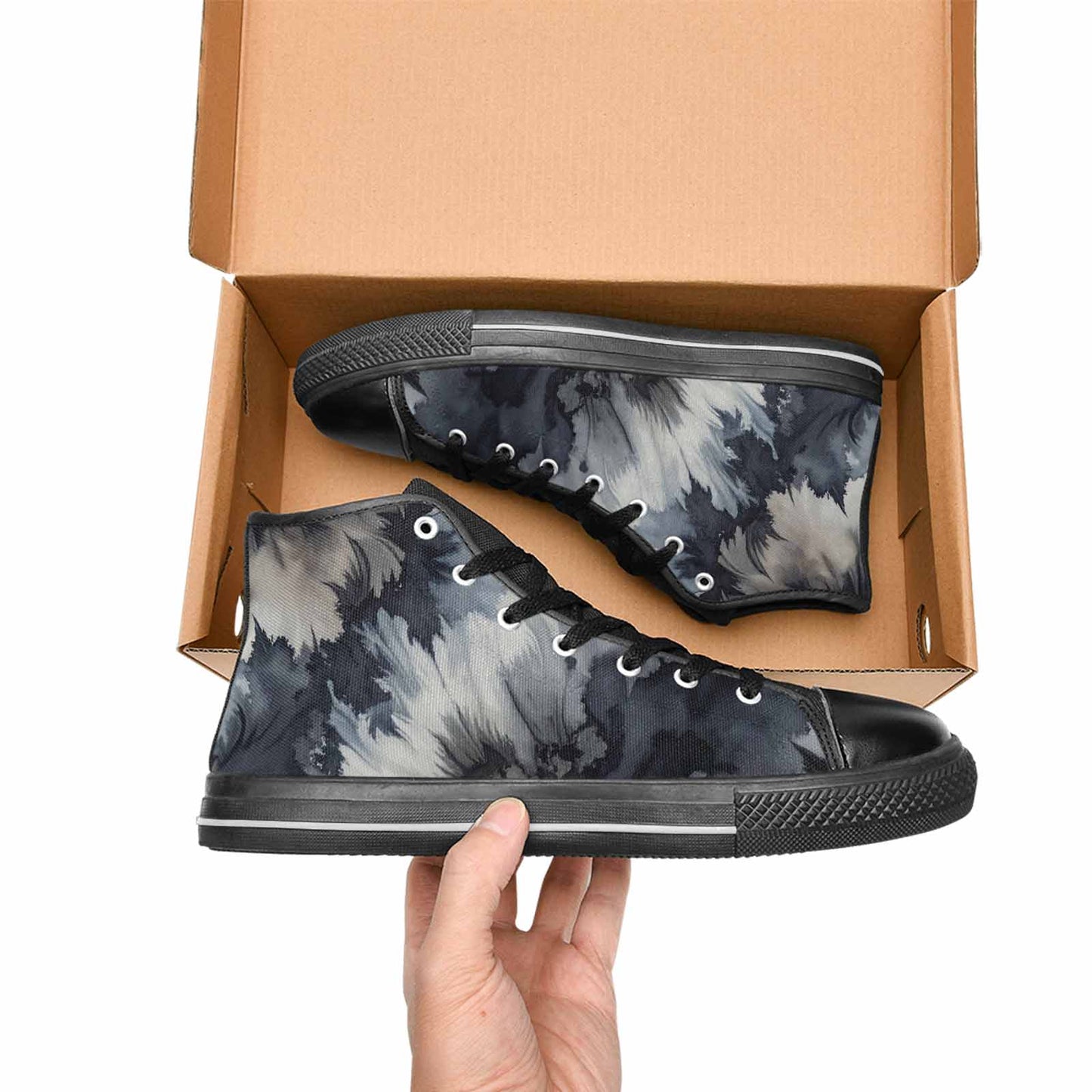 WOMEN'S Tie Dye - High Top Canvas Aesthetic Sneakers