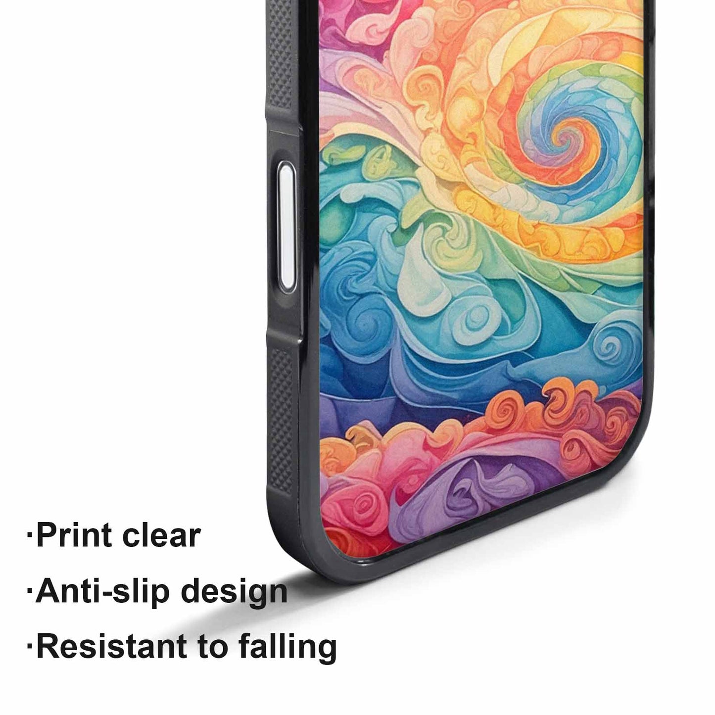 iPhone 17 Air Case — Tie Dye Swirls Tie Dye Tie, Custom Print Case Cover