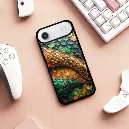 iPhone 17 Air Case — Small Snake Skin Reptile Scale Original, Custom Art Phone Cover