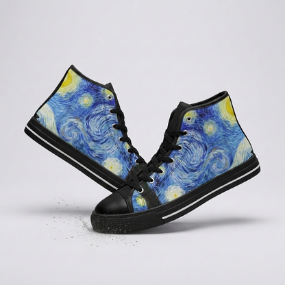 MEN'S Starry Night Custom Sneakers (II) | Freaky Shoes®