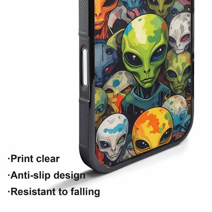 iPhone 17 Air Case — Aliens Camo Aliens Pattern Hundreds Alien, Unique Phone Case Design