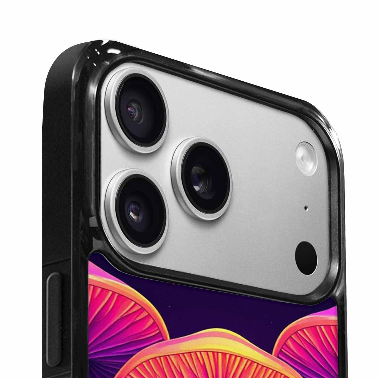 iPhone 17 Pro Case — Psychedelic Mushroom Cartoon Pattern Cartoon Cute, Custom Designed Case Cover