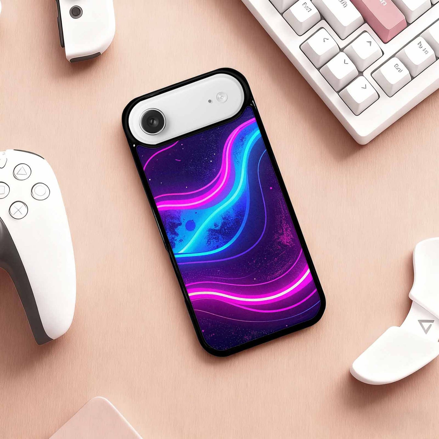 iPhone 17 Air Case — Neon Cartoon Retro Vintage, Personalized Phone Case