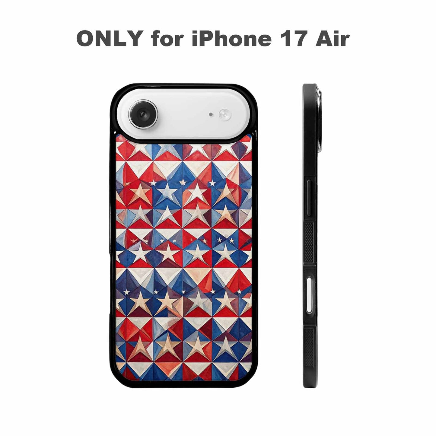 iPhone 17 Air Case — Small American Flag Stars And Galaxy, Custom Made Phone Cover