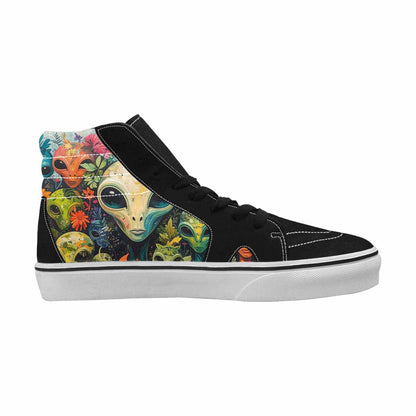 MEN'S Aliens High Top Canvas Vibrant Chaos Sneakers