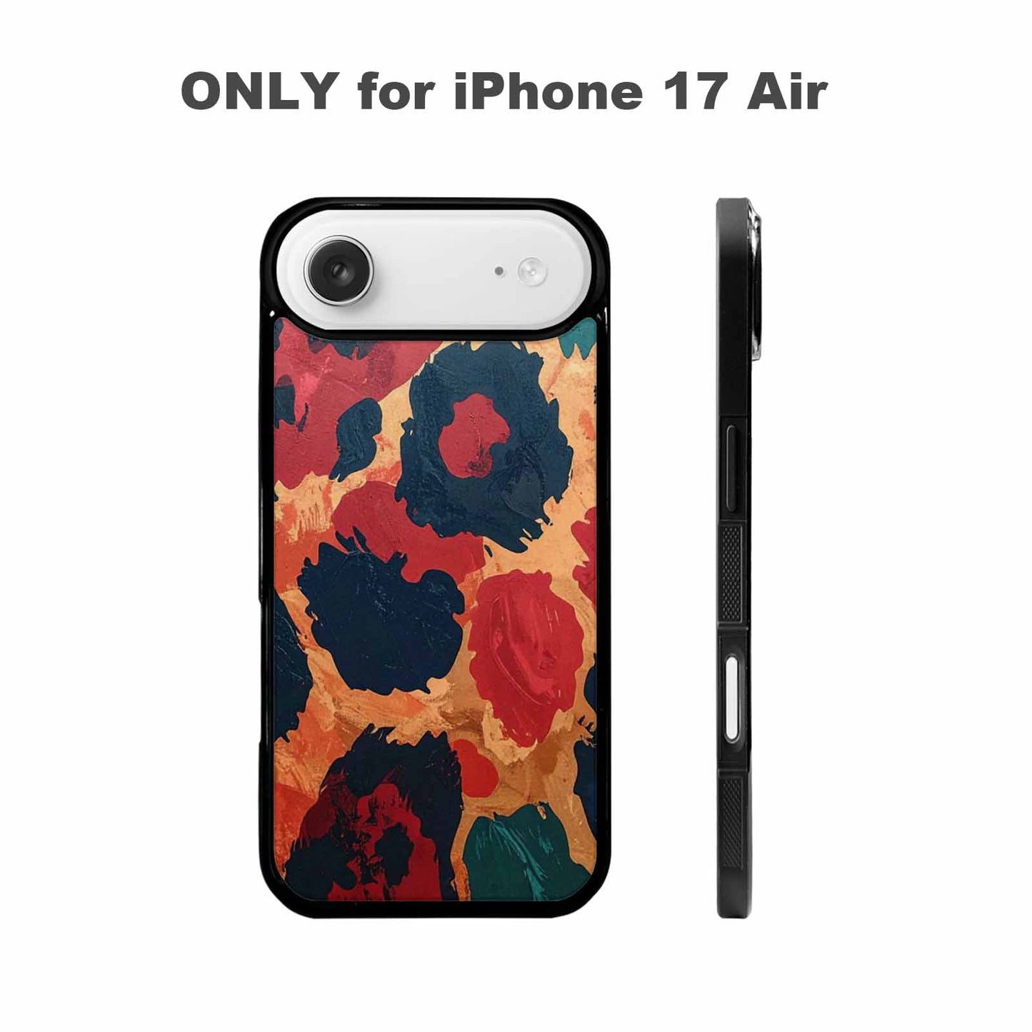 iPhone 17 Air Case — Leopard Wallpaper Print Animal Print, Custom Phone Case