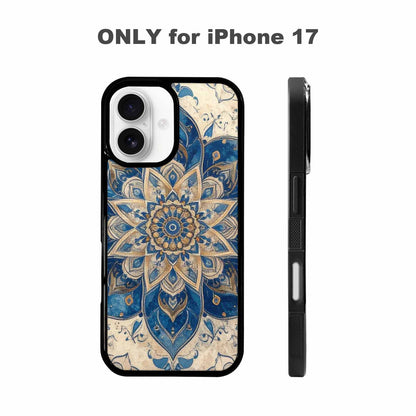iPhone 17 Case — Small Mandala Pattern, Randomly Floral, Custom Printed Phone Case