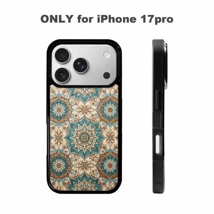 iPhone 17 Pro Case — Small Mandala Pattern Randomly Varying Floral, Unique Phone Case Design