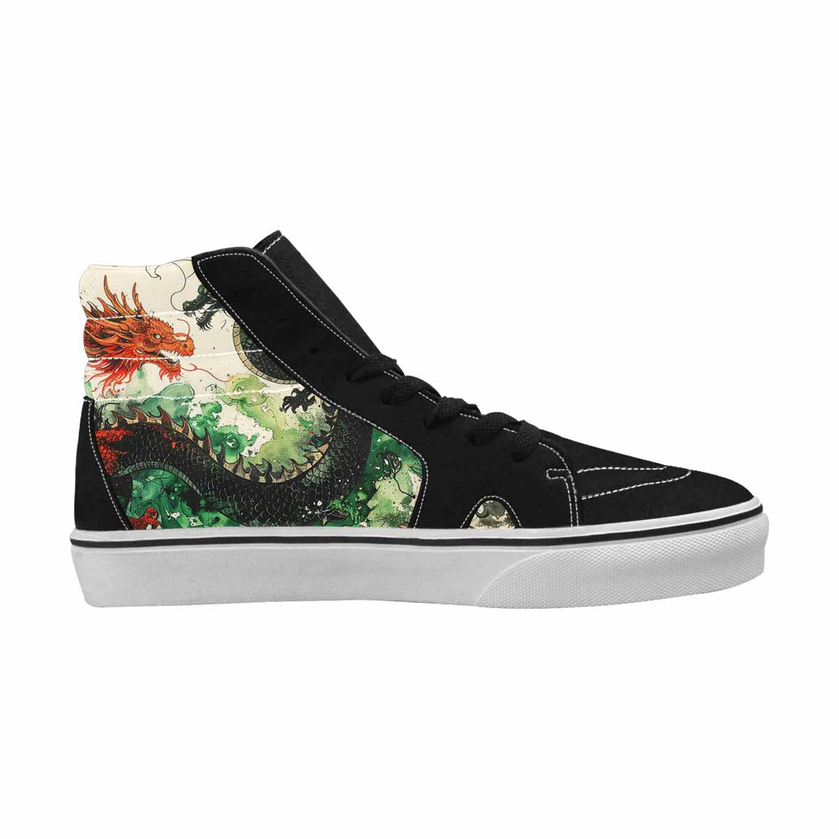 MEN'S Dragon Scale High Top Canvas Dreamcore Custom Shoes