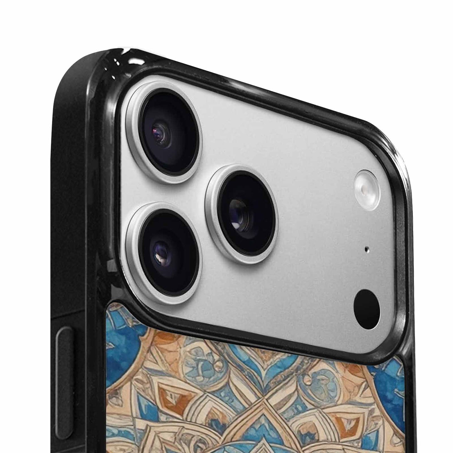 iPhone 17 Pro Case — Small Mandala Pattern Randomly Varying Floral, Custom Phone Case