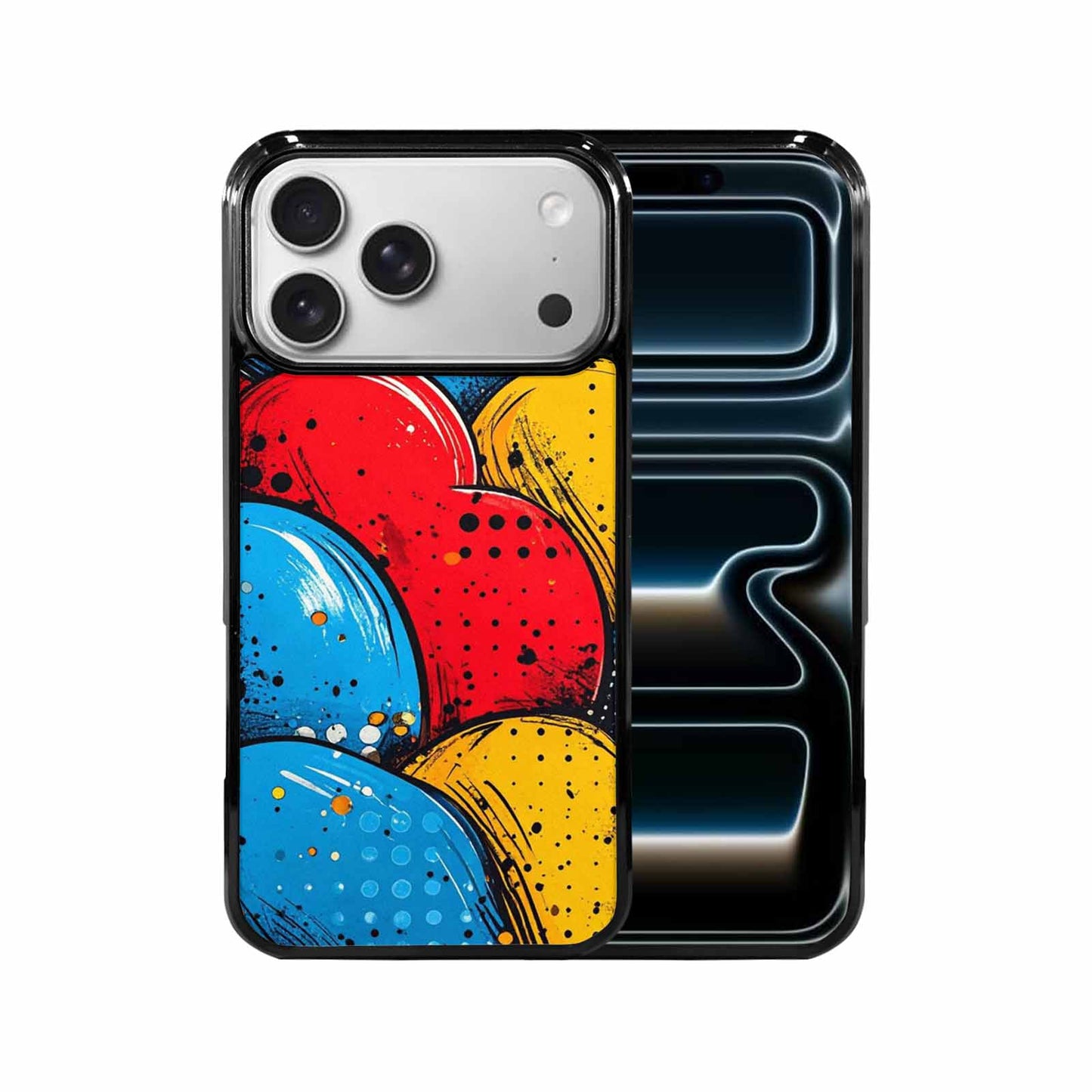 iPhone 17 Pro Max Case — Small Comic Book Halftone Original Art, Custom Art Phone Cover