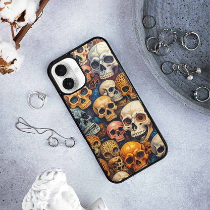 iPhone 16 Plus Case — Skulls Animal Printskulls Patt 0h1, Custom Made Phone Cover