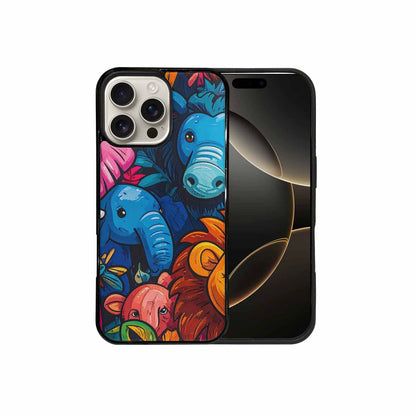 iPhone 16 Pro Max Case — Cartoon Animal Characters, Customized Protective Case