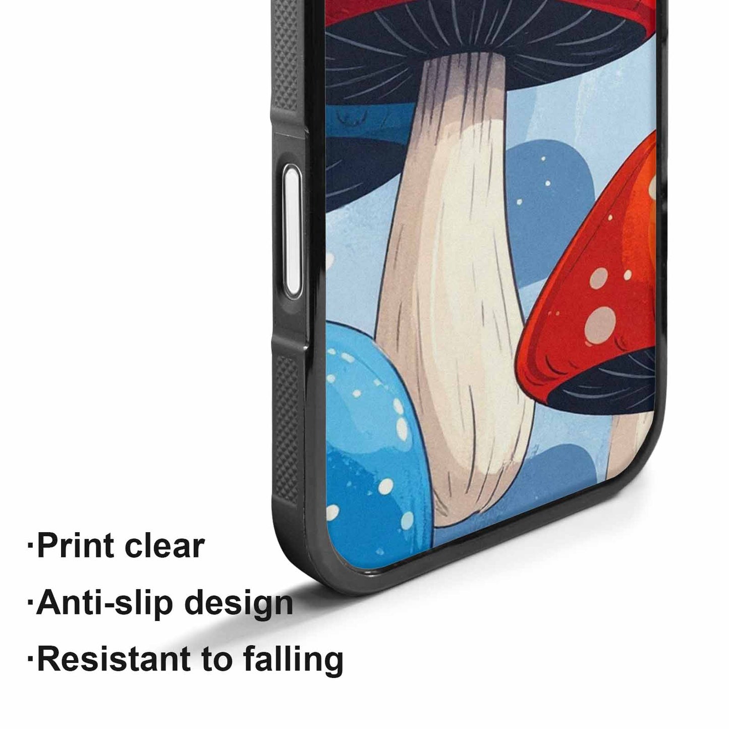 iPhone 17 Case — Vivid Winter Mushroom Cartoon Cute, Custom Print Case Cover