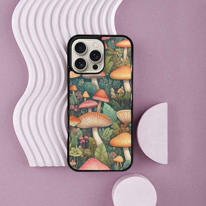 iPhone 16 Pro Max Case — Mushrooms Botanicalmushrooms P, Custom Designed Case Cover