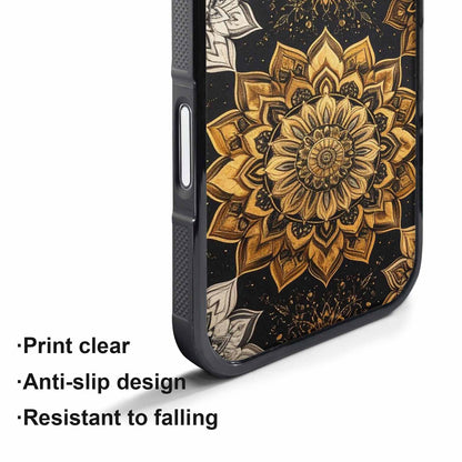 iPhone 17 Pro Case — Small Mandala Pattern Randomly Varying Floral, Unique Phone Case Design