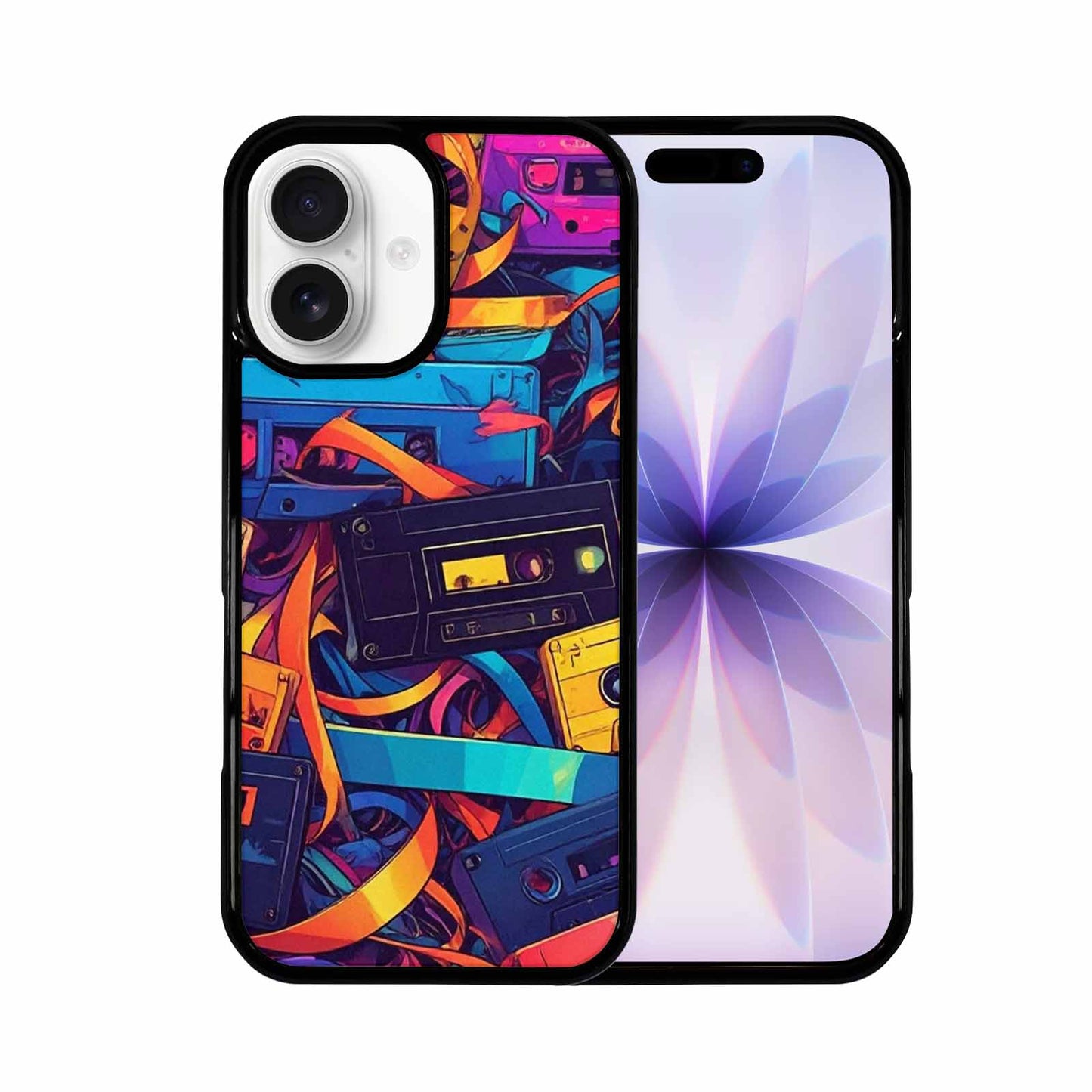 iPhone 17 Case — Retro Cassette Tape Pattern Retro Vintage, Original Design Phone Case