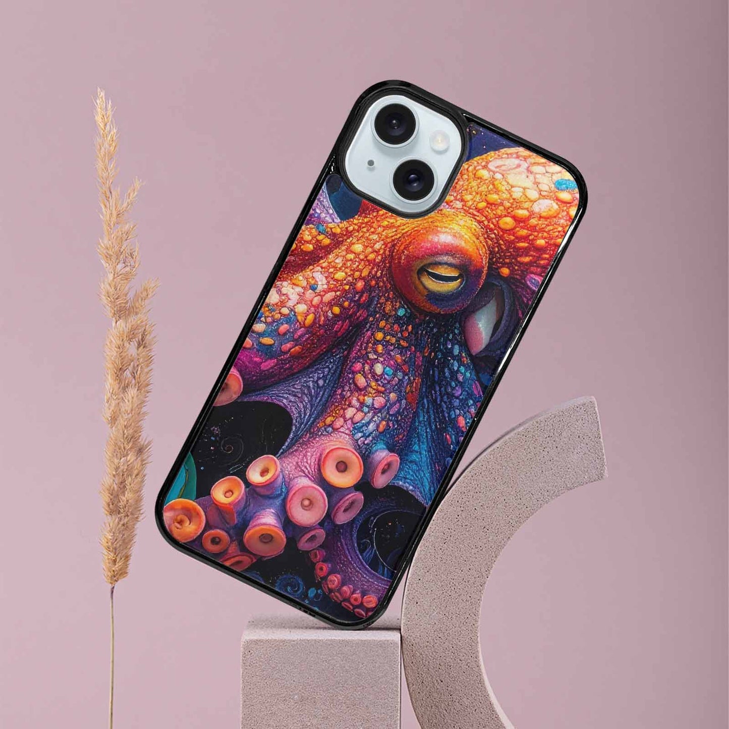 iPhone 15 Plus Case — Octopus Tentacle Octopus Tentacle Pattern Hundreds, Custom Print Case Cover