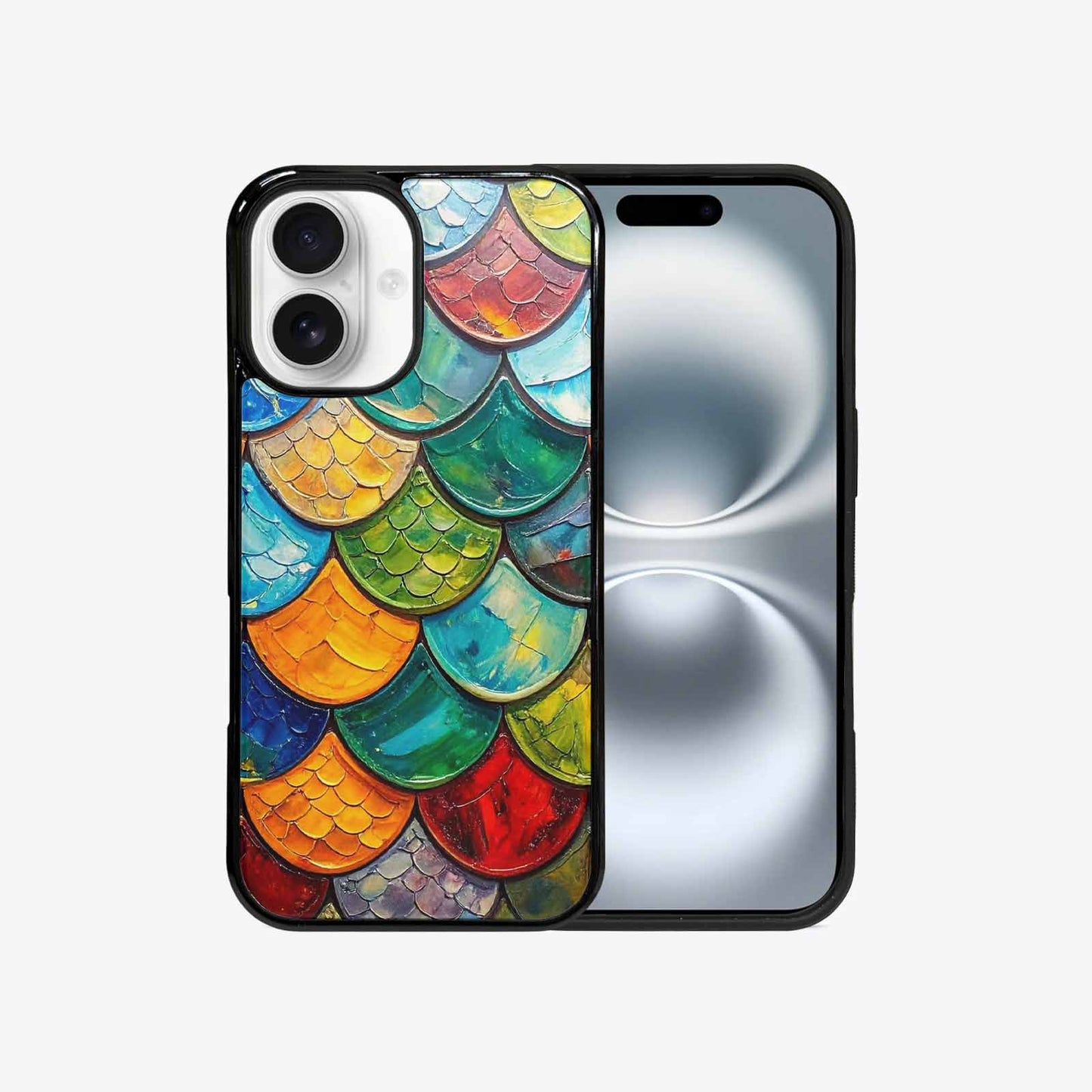 iPhone 16 Case — Reptile Scale Full Color Vibrant Reptile, Custom Made Phone Cover