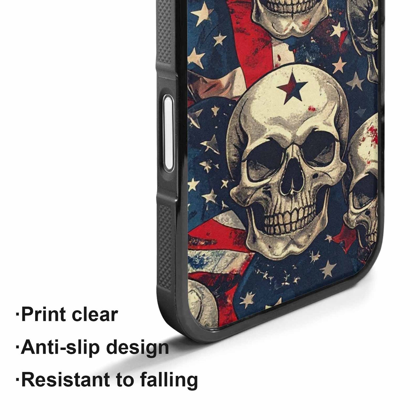 iPhone 17 Case — Skull Dark Art Gothic Print Gothic, Unique Phone Case Design
