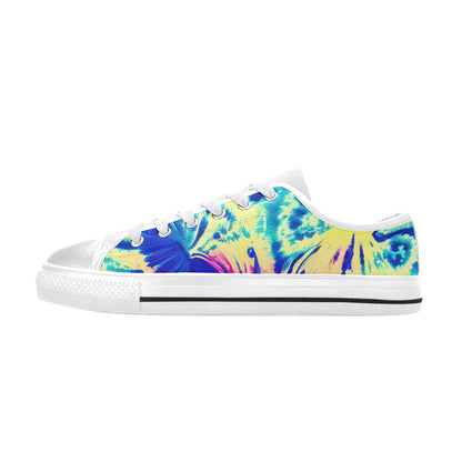 MEN'S Tie Dye Splash Retro Canvas Grunge Shoes