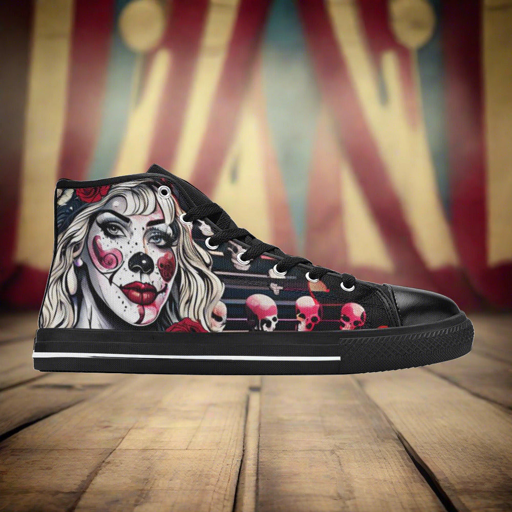 Phoenix Earthy Brown Wearable MEN Bold Art - Freaky Shoes | Custom Art Sneakers