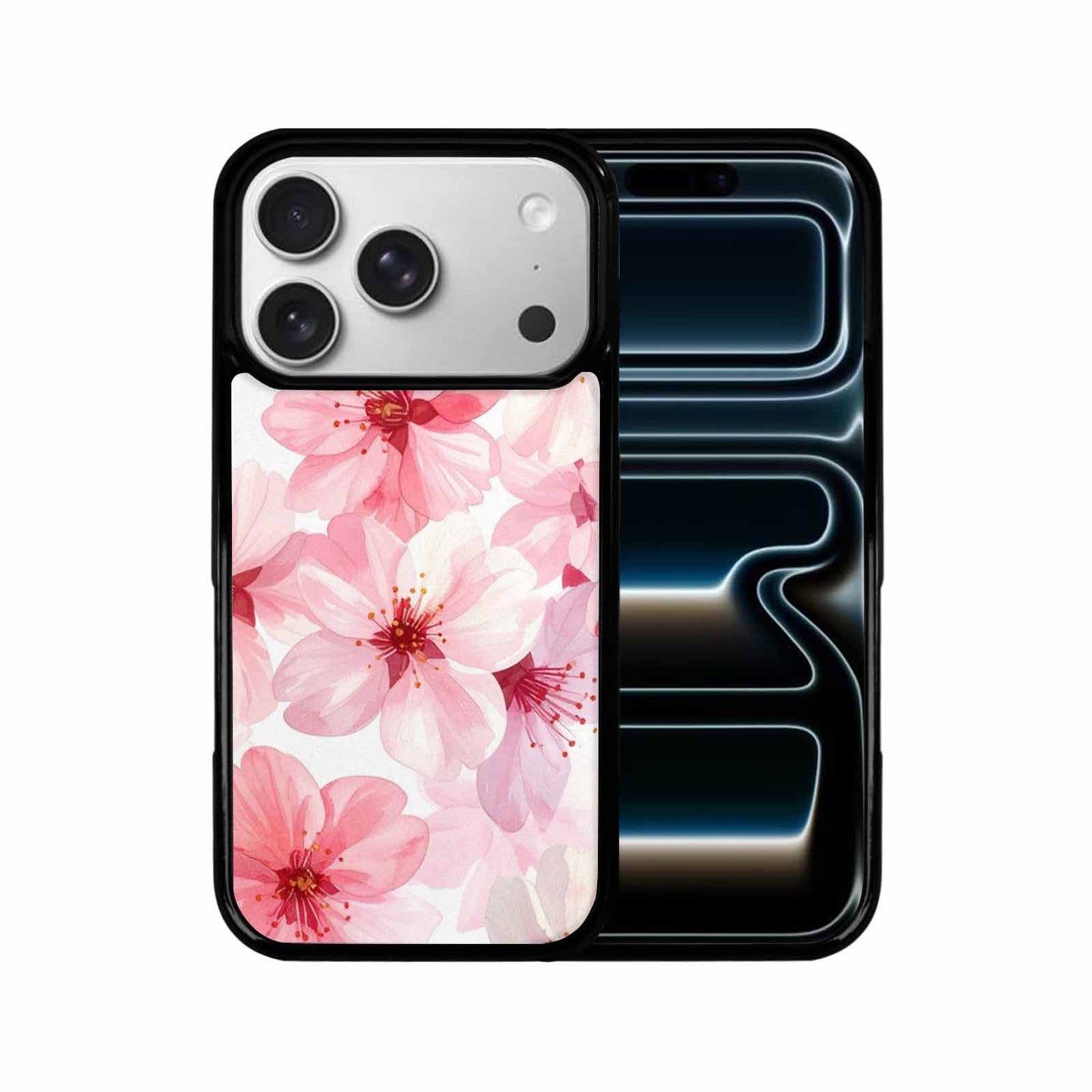iPhone 17 Pro Case — Japanese Cherry Blossom Pattern Sakura Floral, Custom Print Case Cover