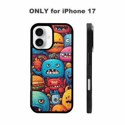 iPhone 17 Case — Small Cartoon Monster Character Cartoon Cute, Custom Print Case Cover