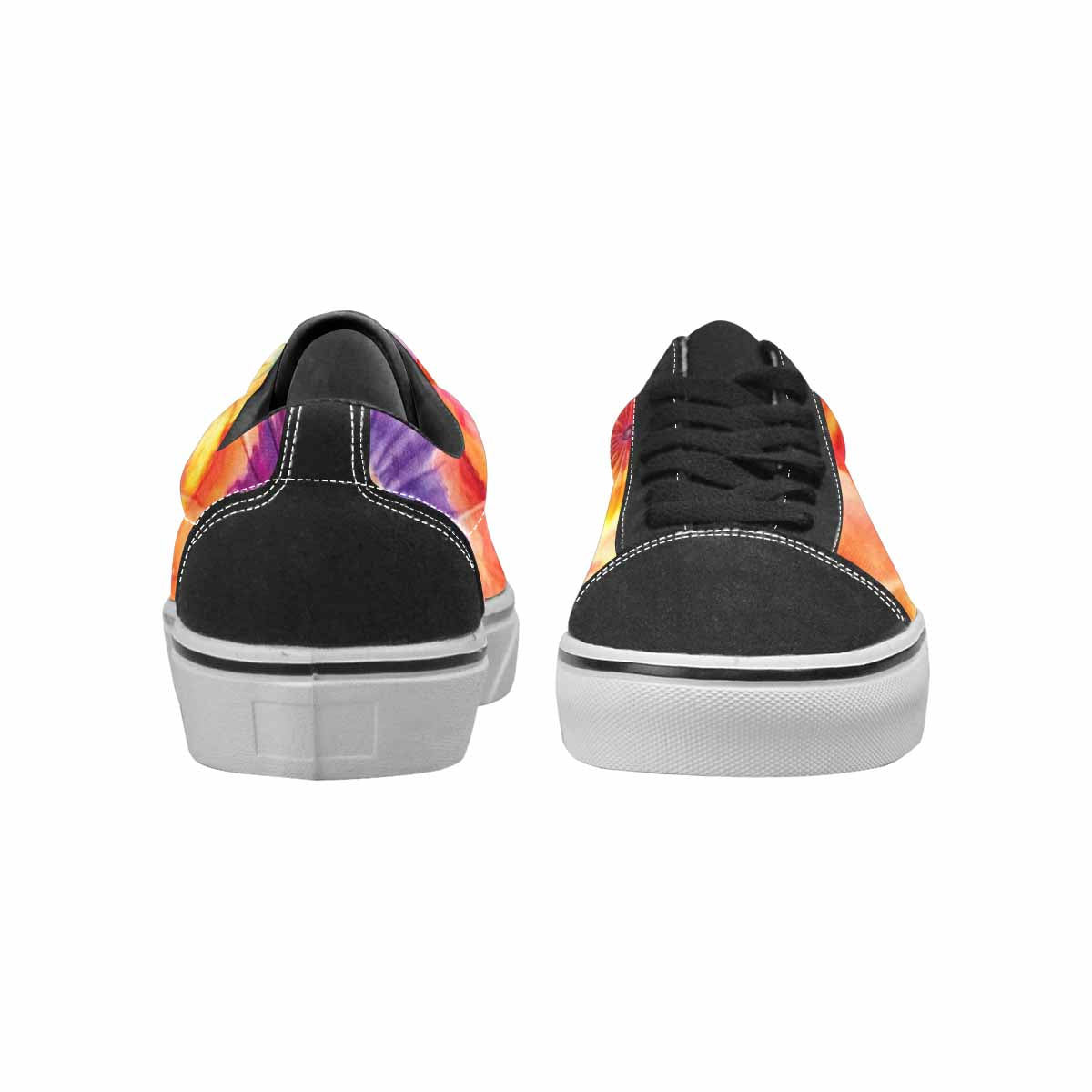MEN'S Tie Dye Swirl Canvas Lace-Up Aesthetic Sneakers