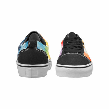 WOMEN'S Tie Lace-Up Canvas Vivid Custom Sneakers