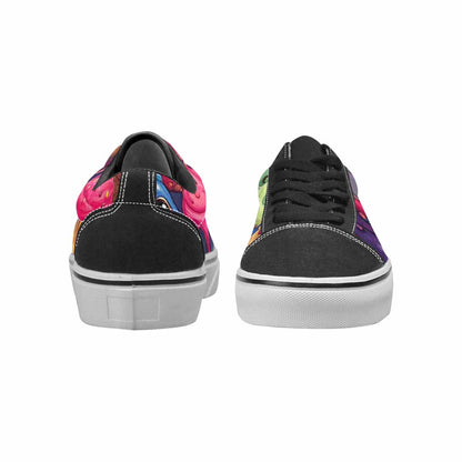 WOMEN'S Melting Ice Cream Monster Lace-Up Canvas Vivid Sneakers